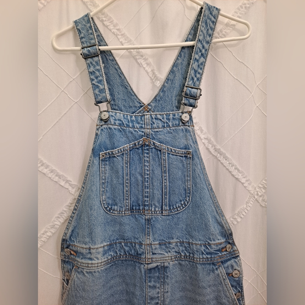 Old Navy Blue Denim Overalls Classic Style